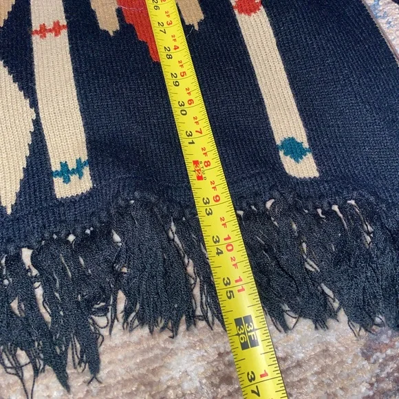 💎RARE💎Vintage Excellent Condition Kimlon Pullover Poncho W/Sash Belt, OS